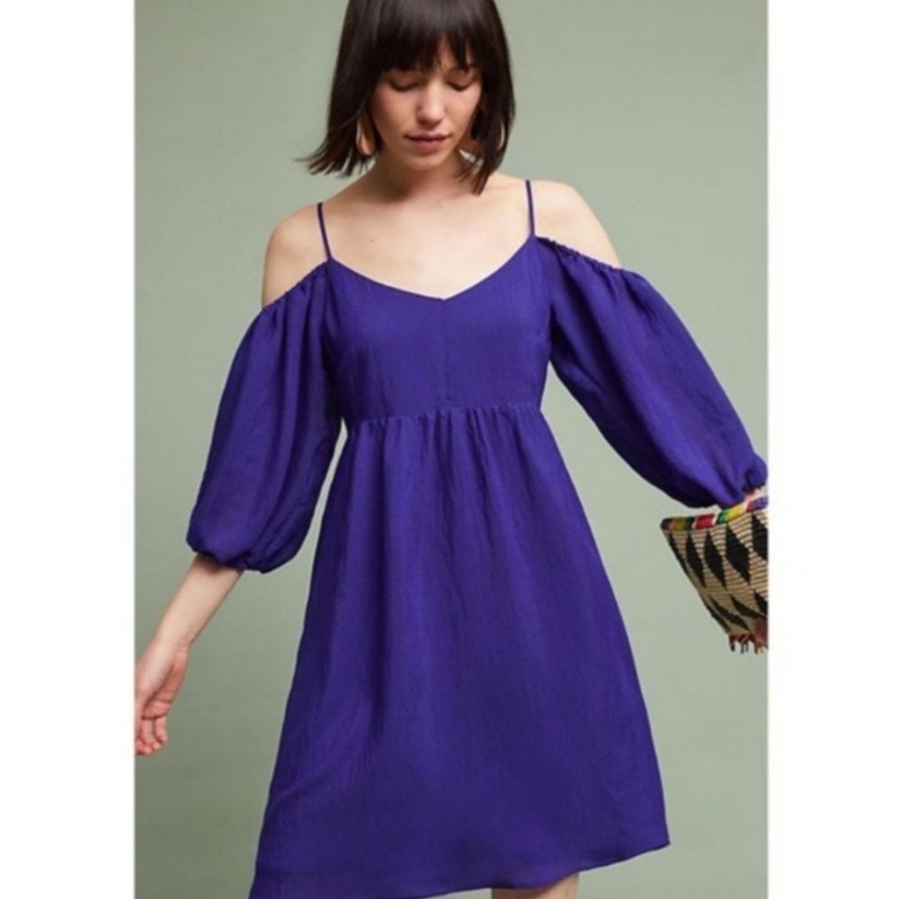 Moulinette Soeurs Anthro Olga Cold Shoulder Dress